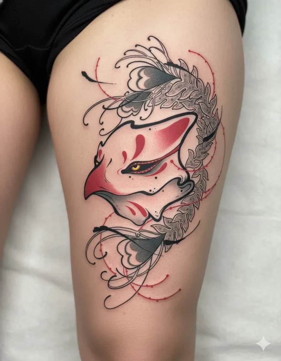 신령한 가면과 깃털