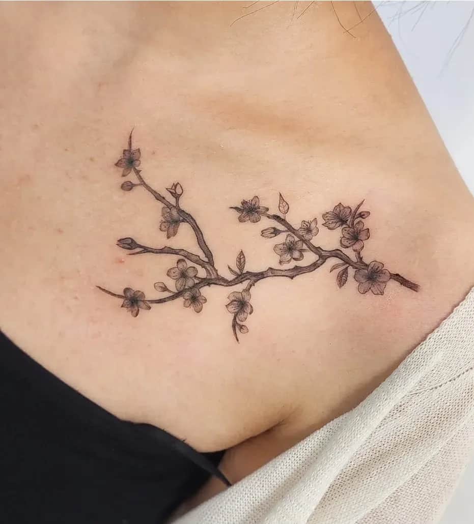 전주타투꽃타투매화타투