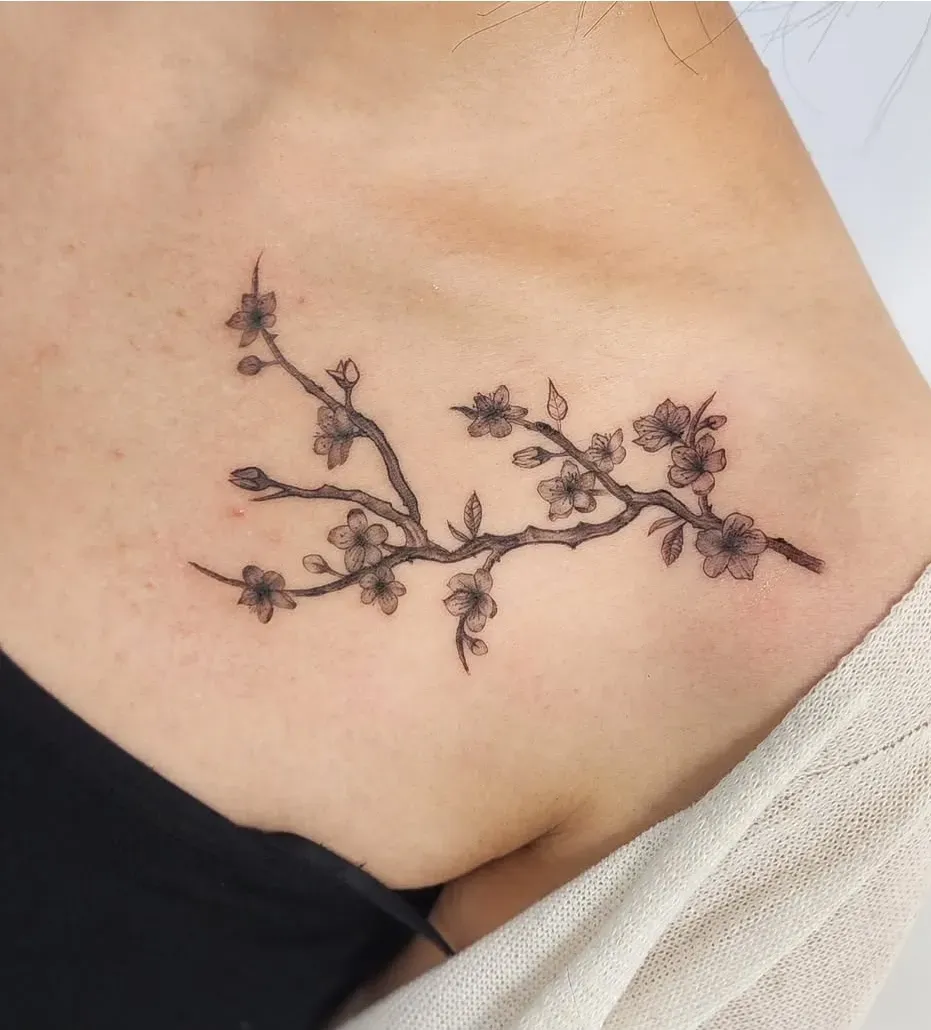 전주타투꽃타투매화타투