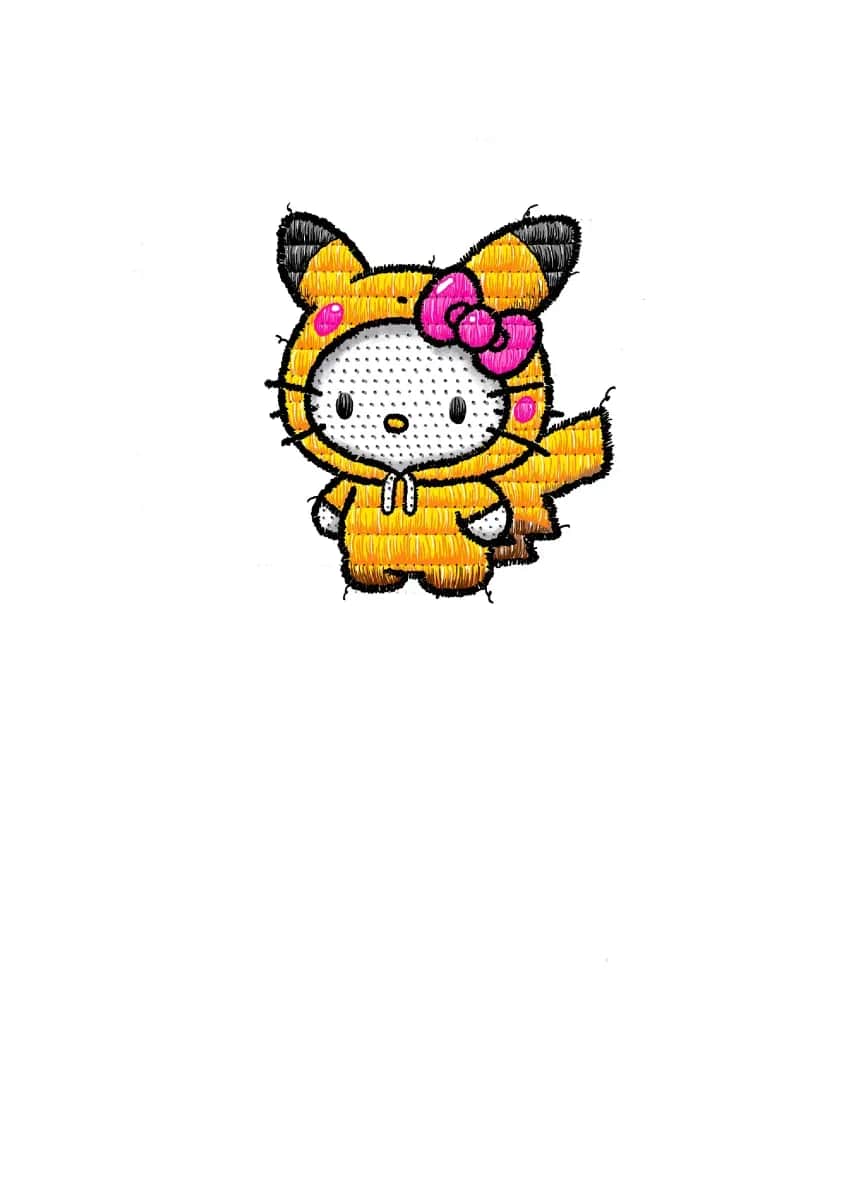 헬로키티 자수타투