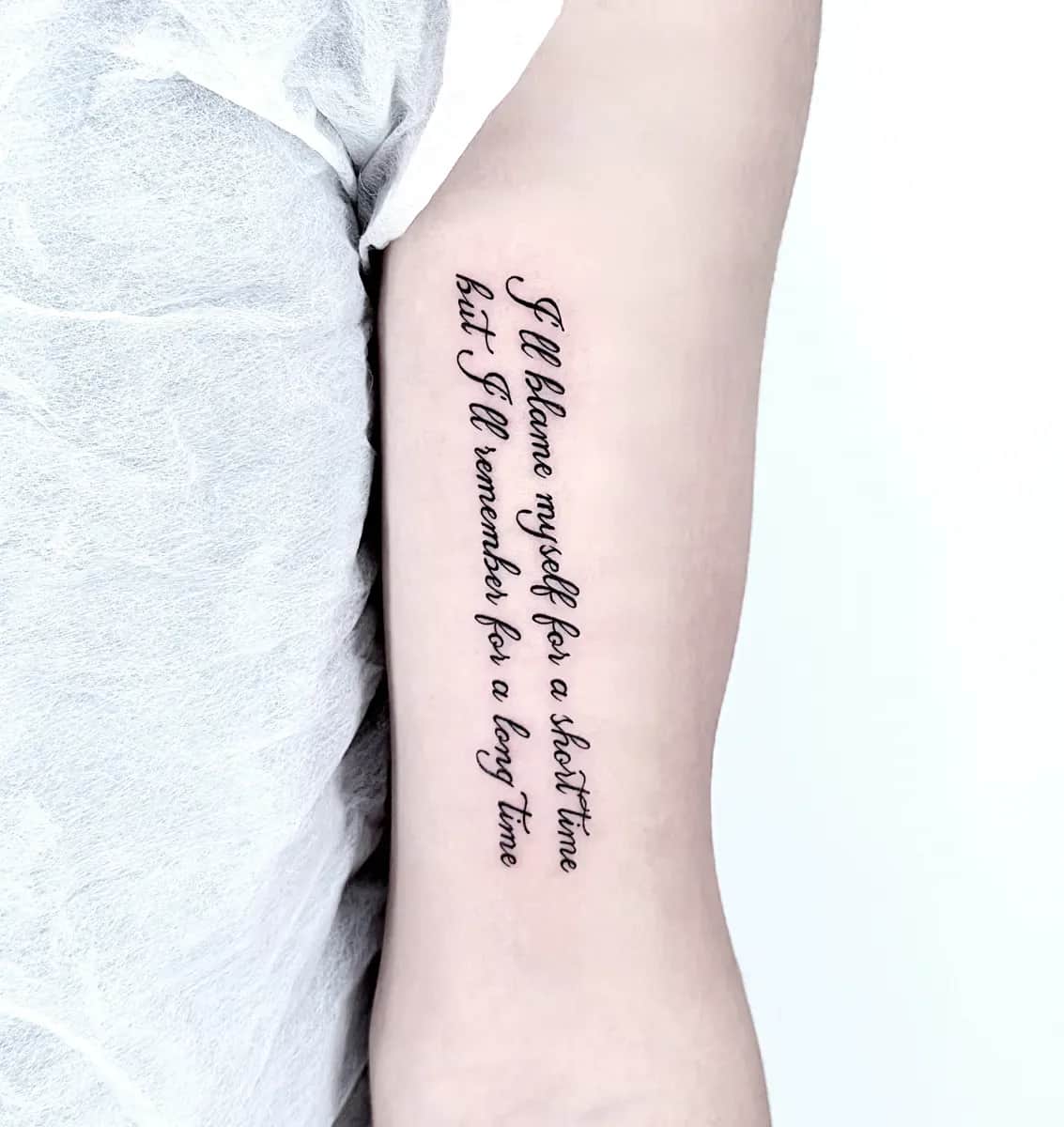 인천타투 주안타투 레터링타투