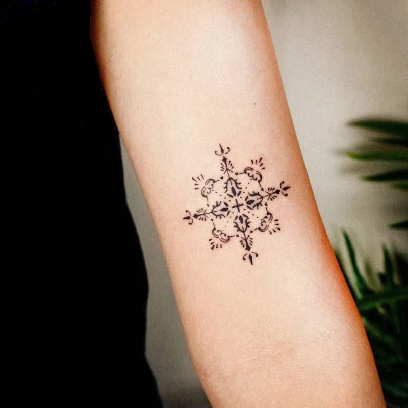 미니 문양 포인트타투 tattooist_petal - 1