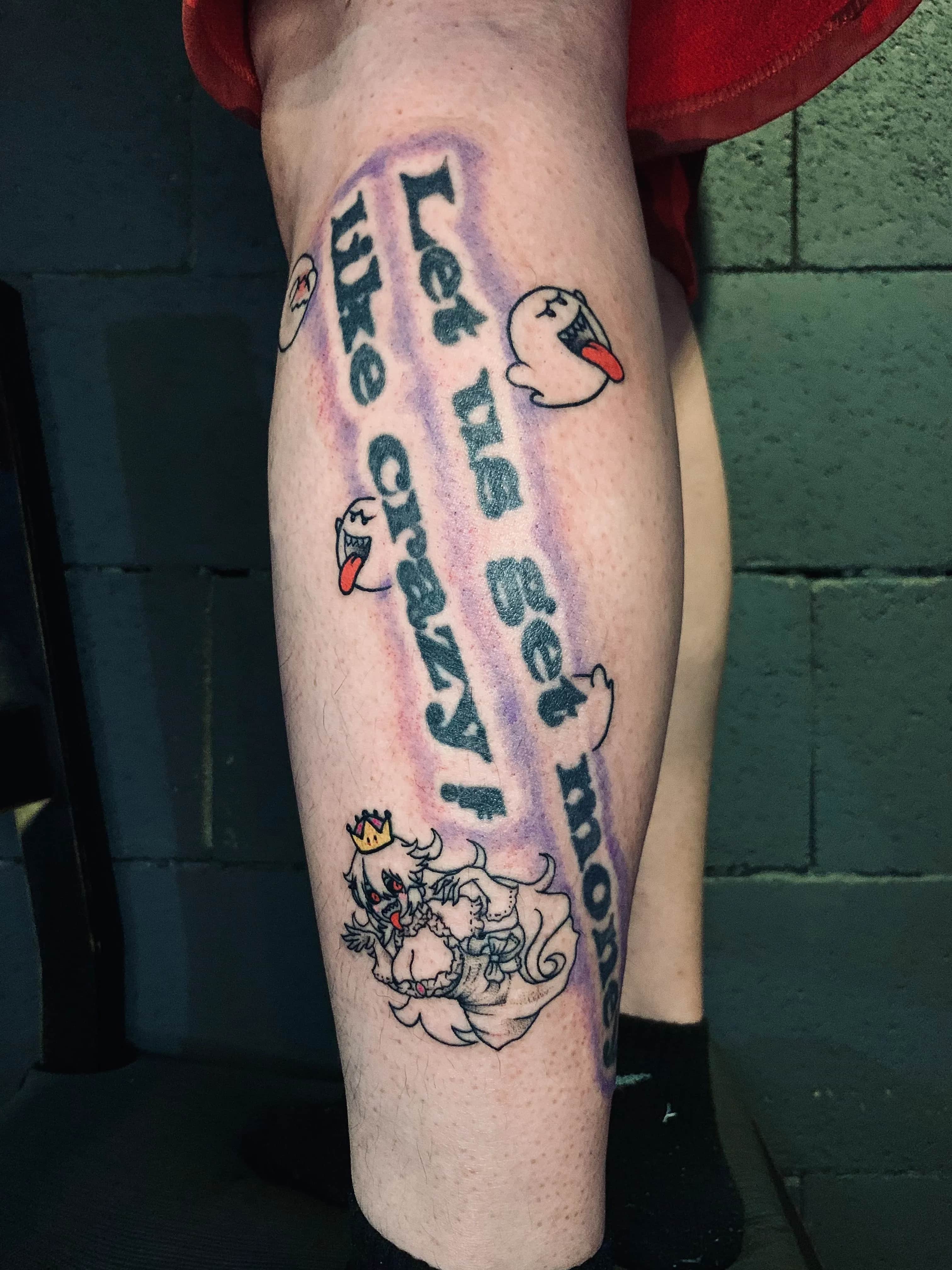 (인천타투/구월동타투)캐릭터 타투