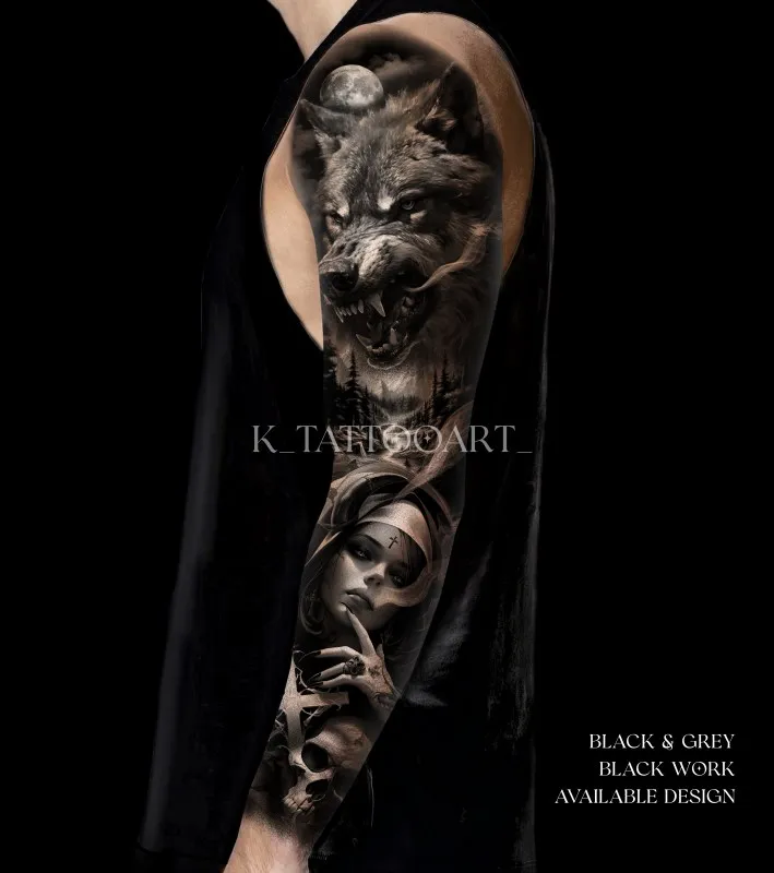 포트폴리오용 타투 도안