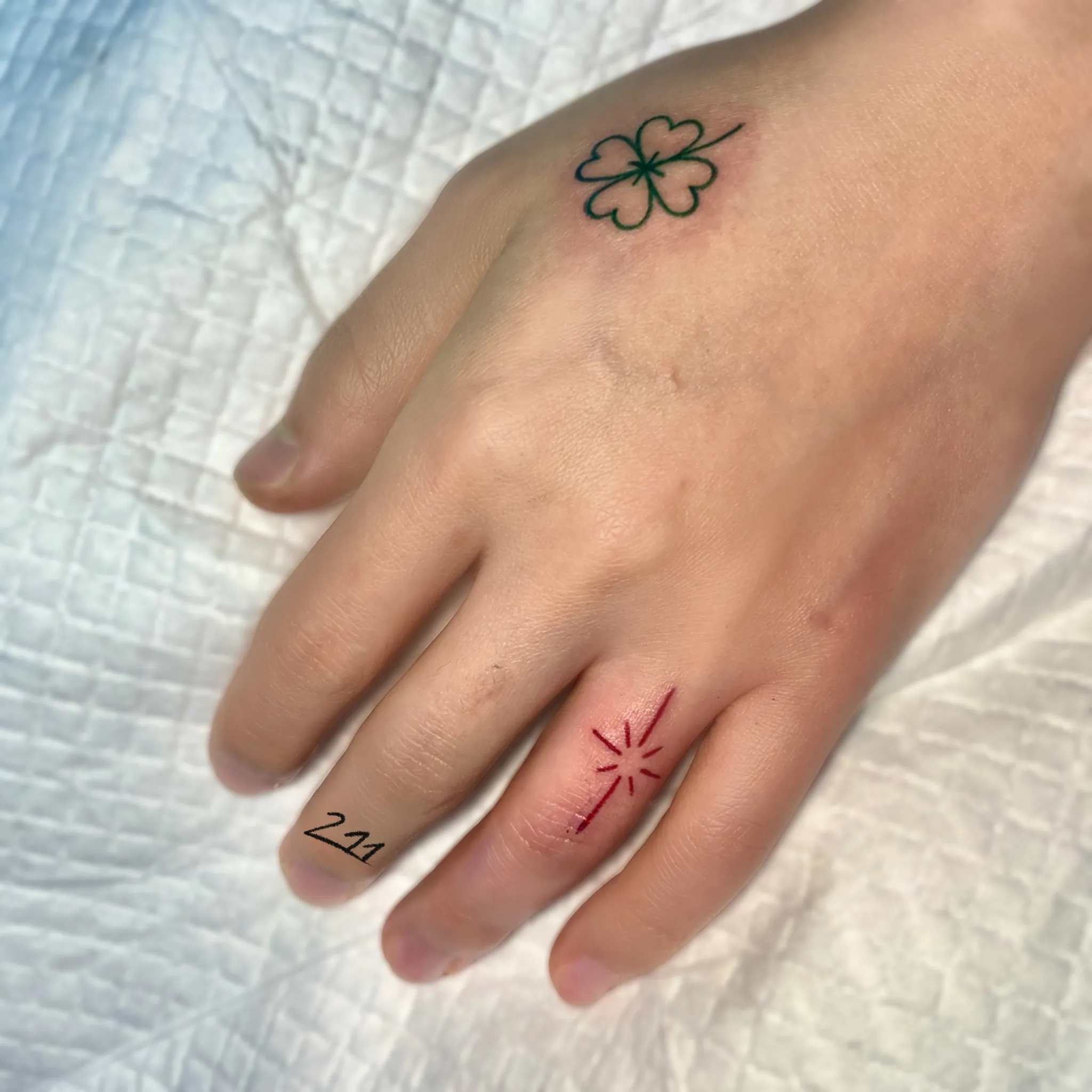 손가락 미니타투 - 1