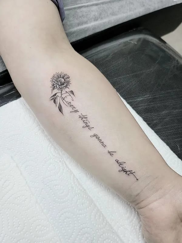 🌻해바라기,레터링