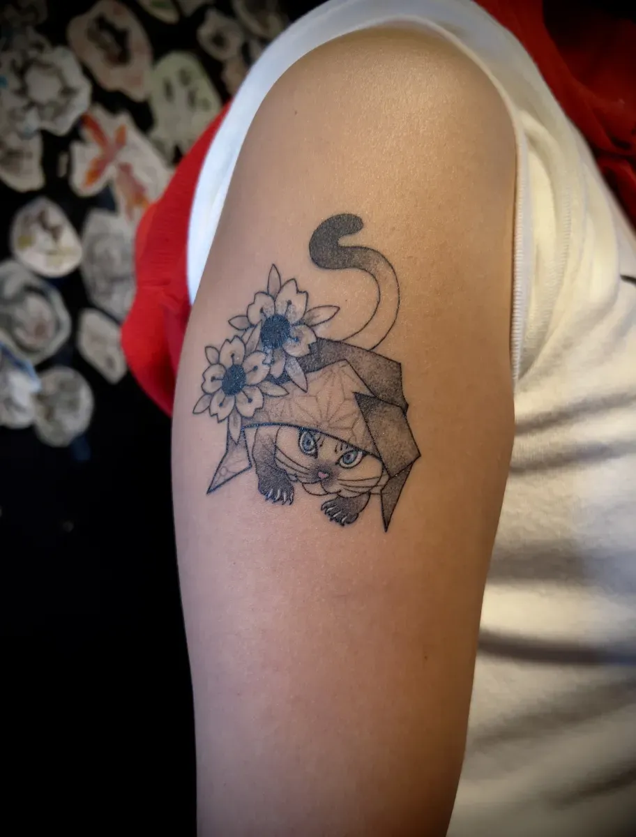 묘당타투 고양이