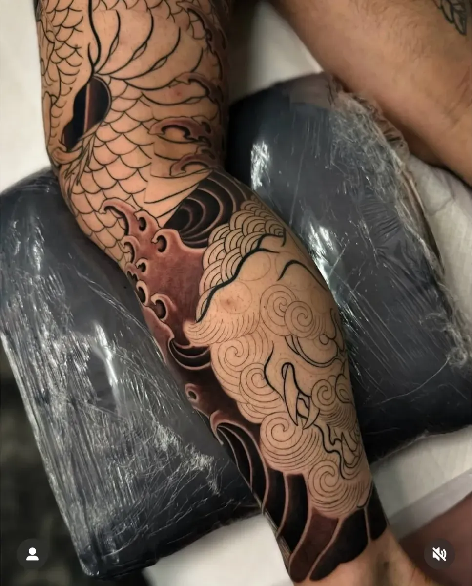 해태 긴다리명암작업