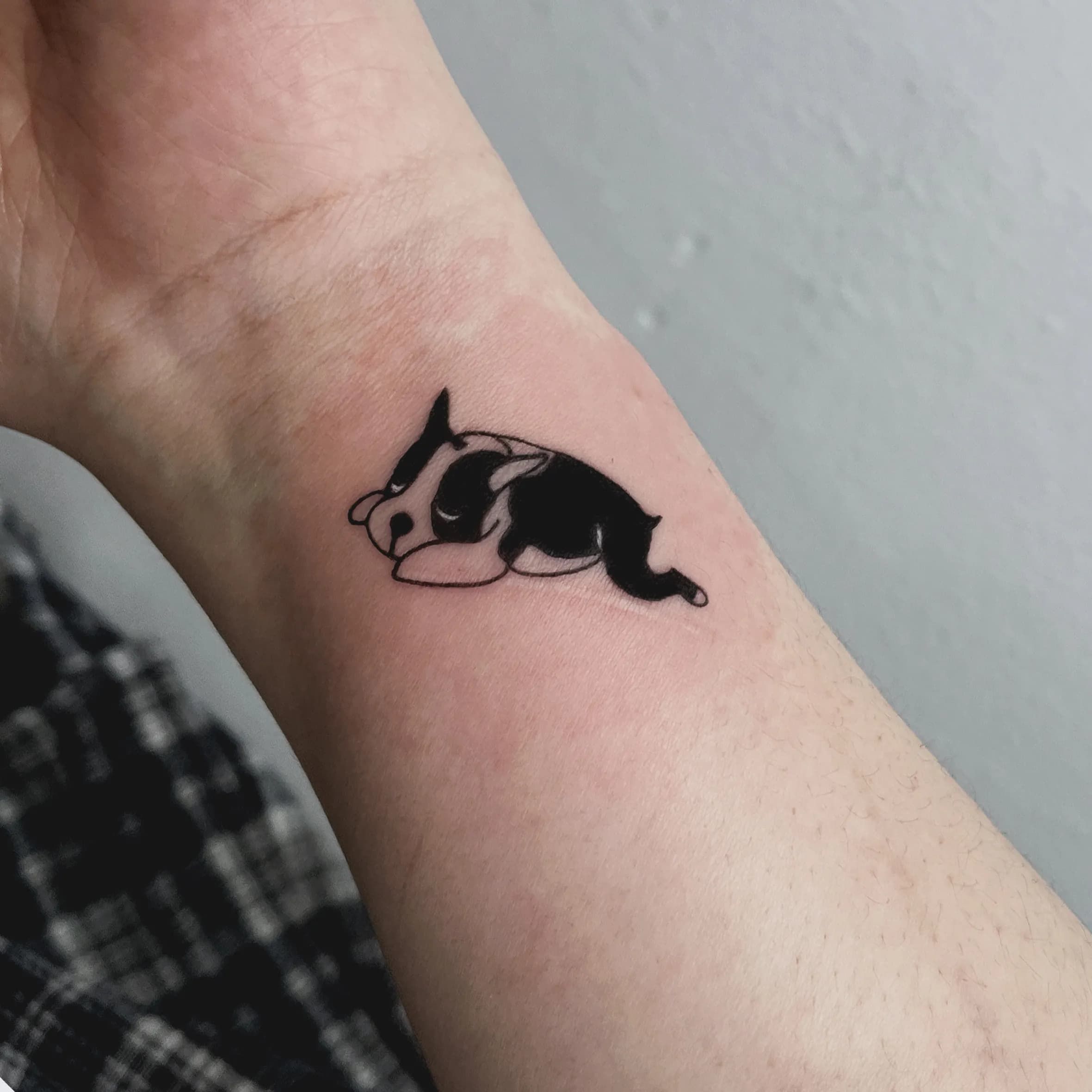 강아지 캐릭터 미니타투 - 1