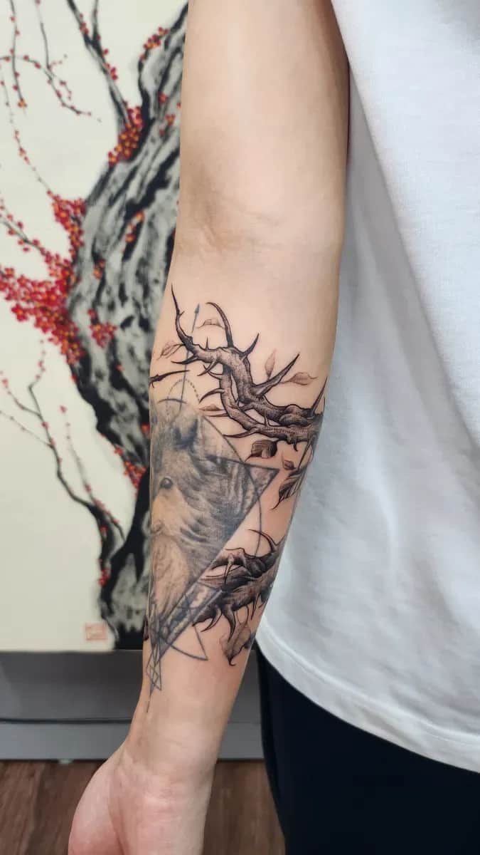 가시타투 블랙워크