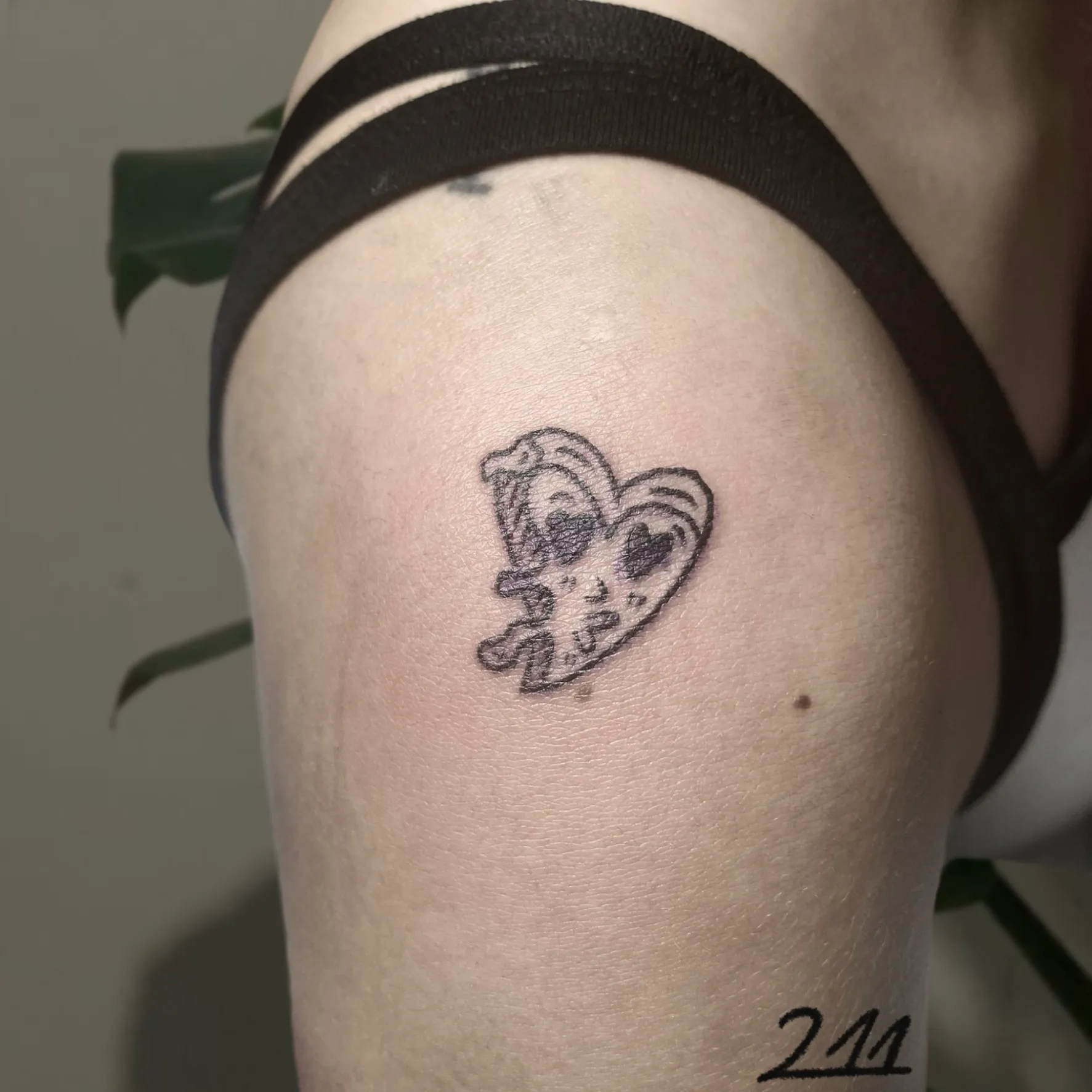 피자 드로잉 타투 - 1