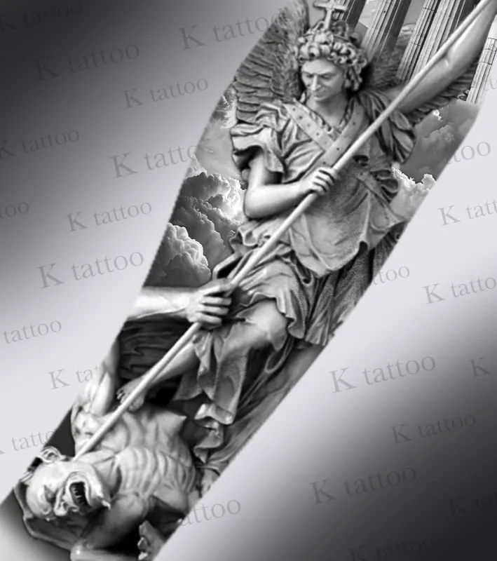 석고상 타투 도안