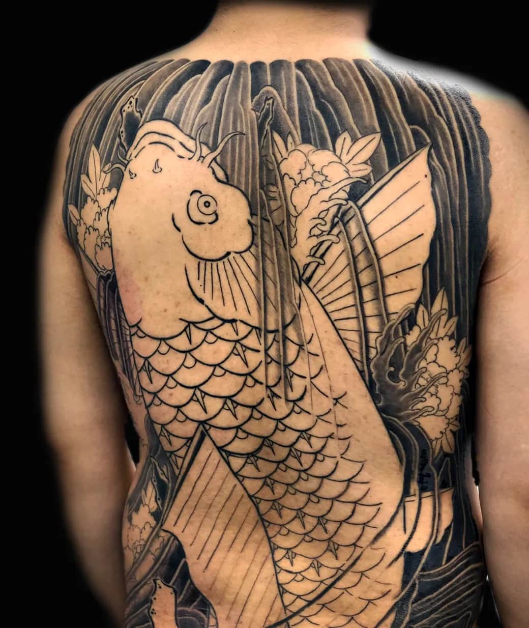 노잔디 타투 - 등판 이레즈미