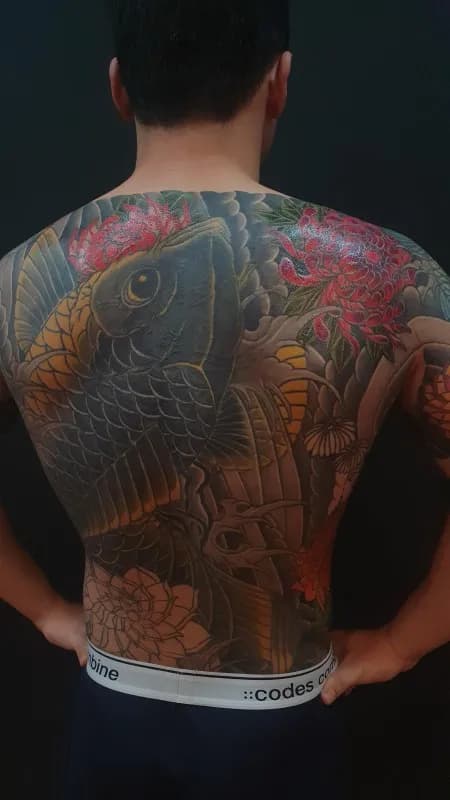 전신커버업 진행중입니다.목포타투 - 1