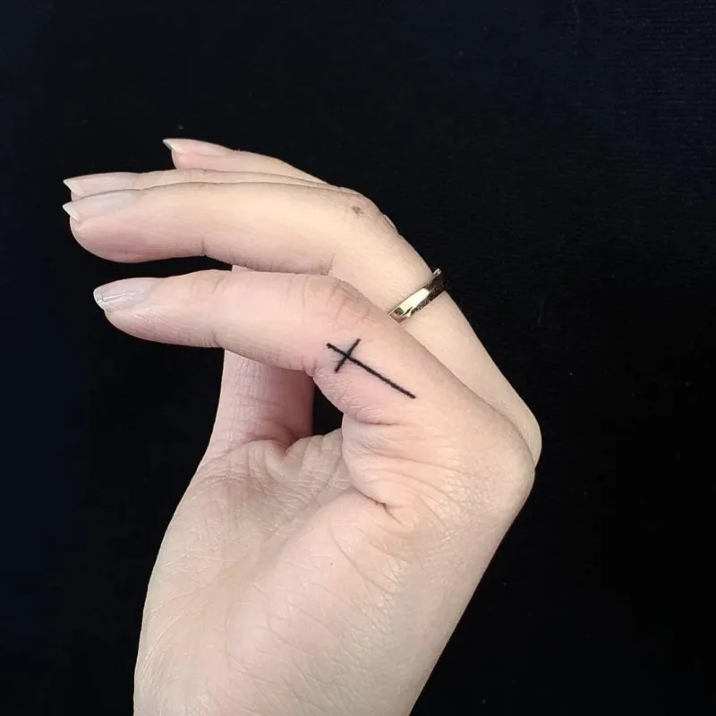 손가락 십자가