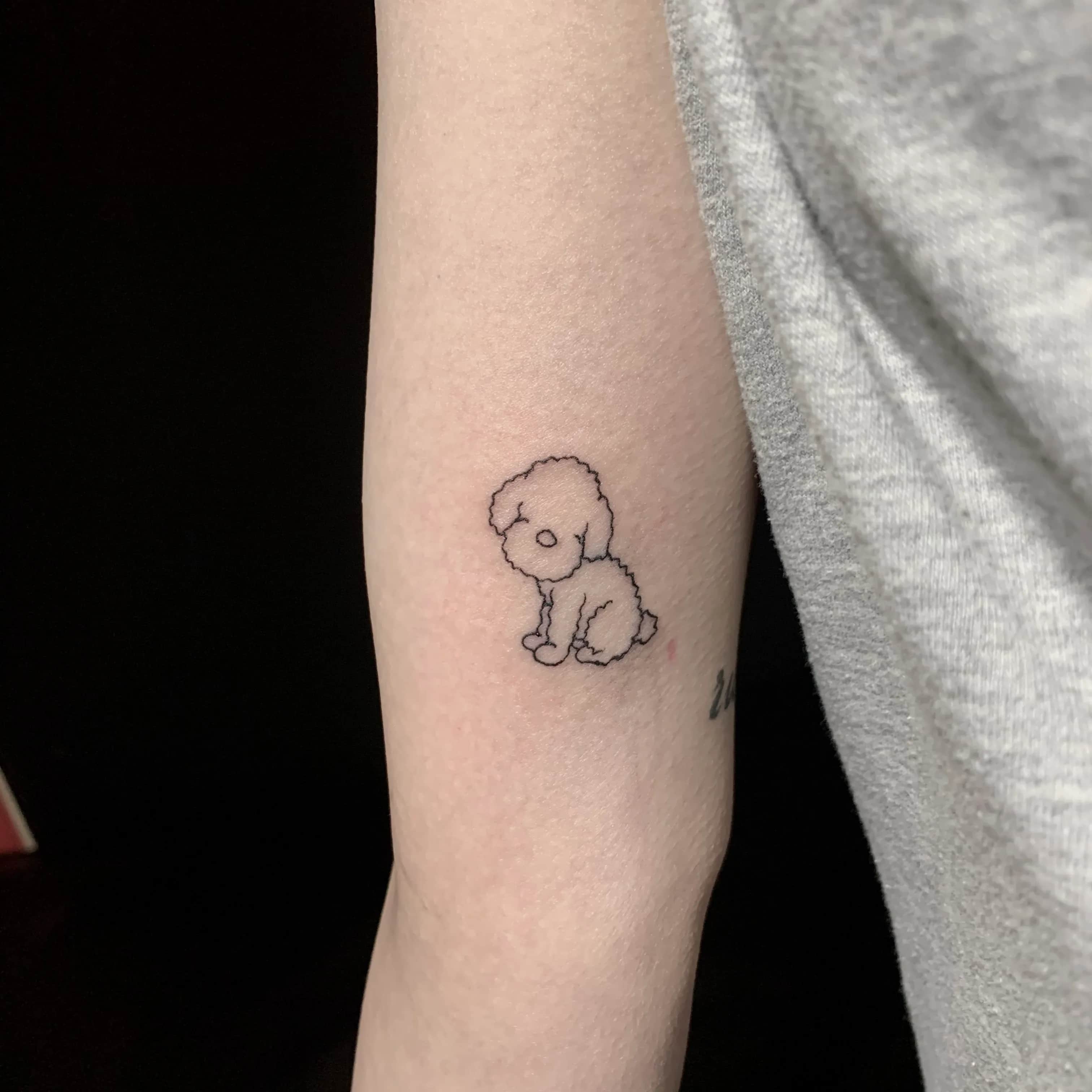 (인천타투/구월동타투)반려견 미니타투