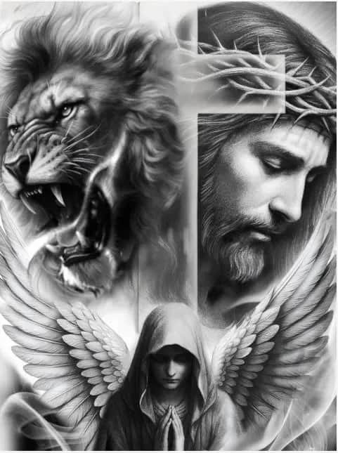 사자타투 예수타투 천사타투 허벅지타투 등타투 인천타투 부천타투 부평타투 김포타투 최상의 작품을 만들어드립니다