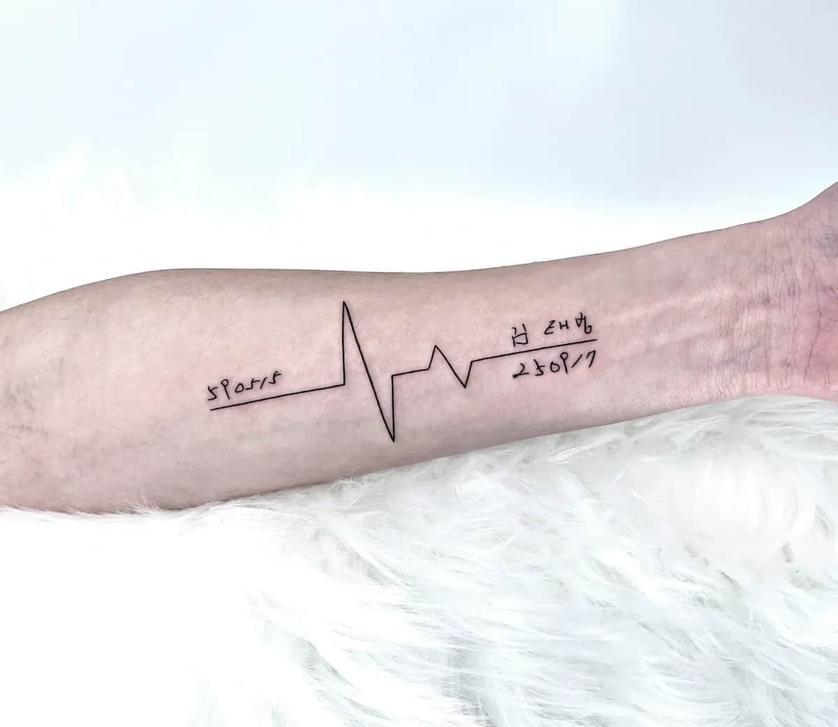 인천타투 주안타투 기일타투 심박수타투 레터링타투