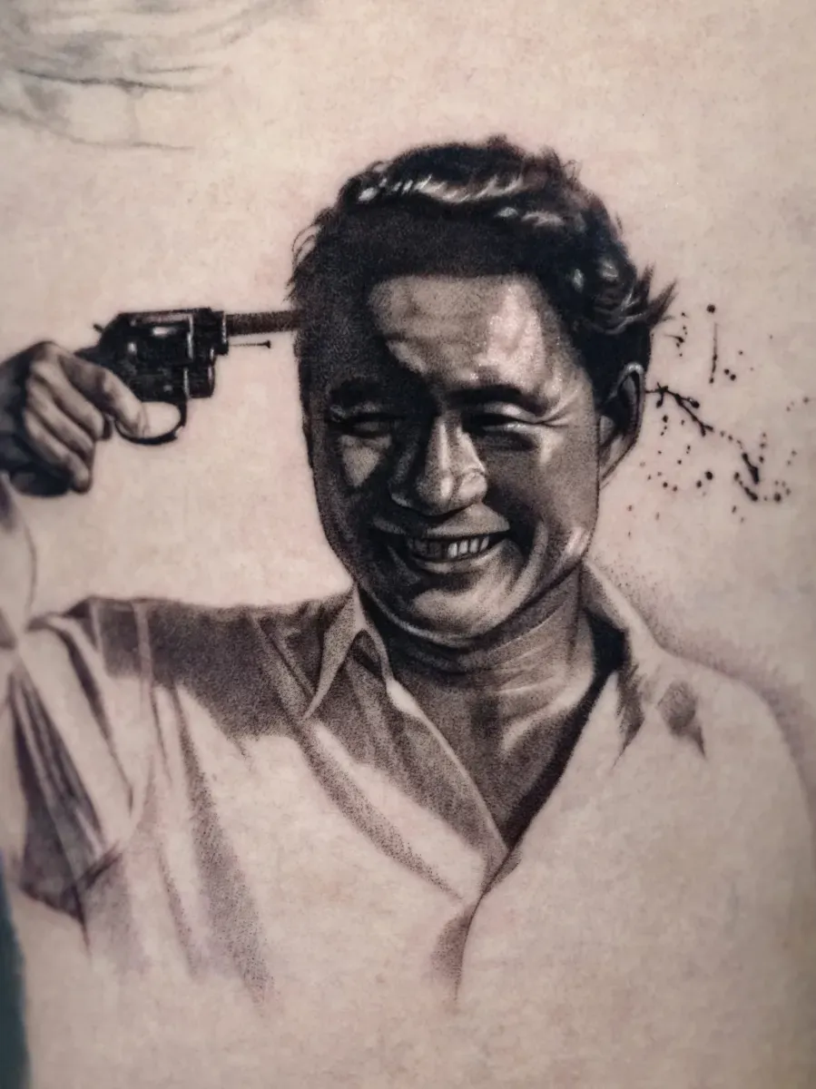 기타노 다케시 인물 타투