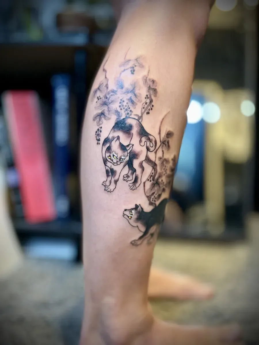 묘당타투 고양이 - 1