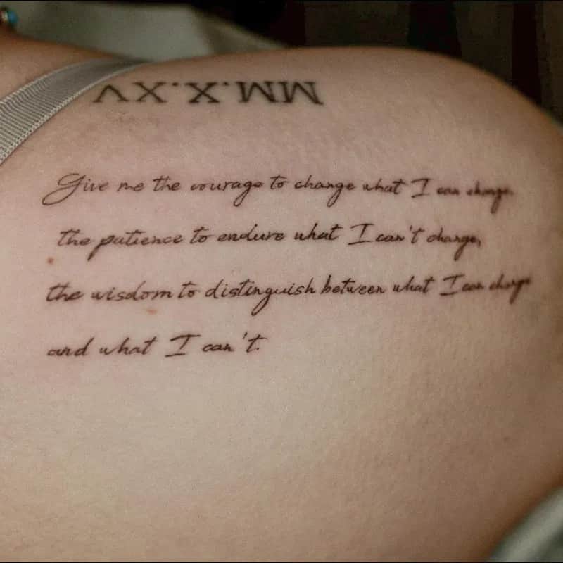 어깨 레터링타투 tattooist_petal