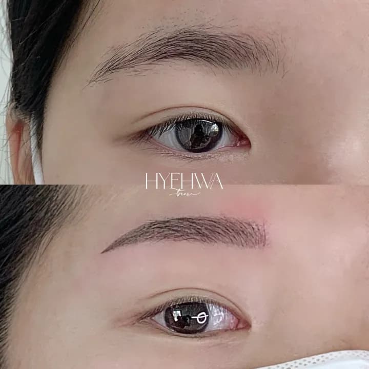 여자 콤보 눈썹