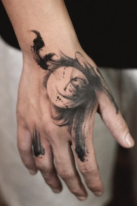 커버업타투, 붓터치타투, 수묵화타투, 손타투, 오리엔탈타투, 추상타투