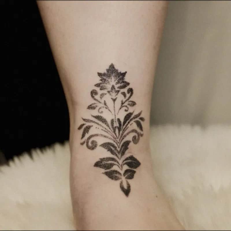 @tattooist_petal빈티지문양 핸드포크