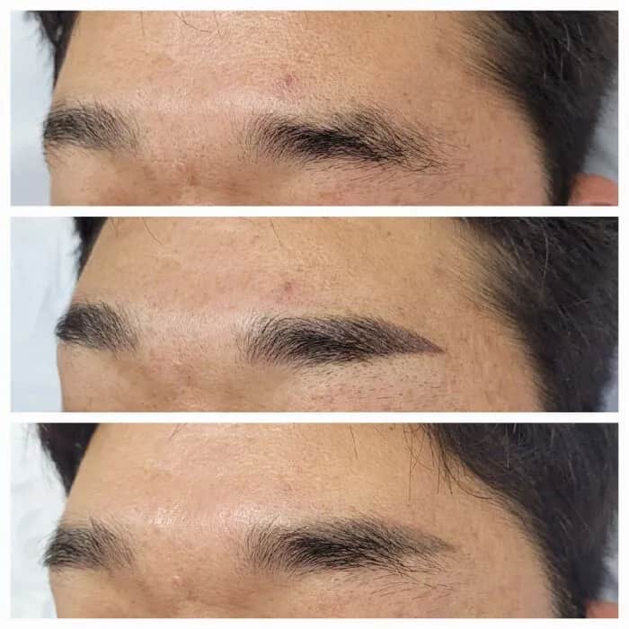 남자 섀도우눈썹