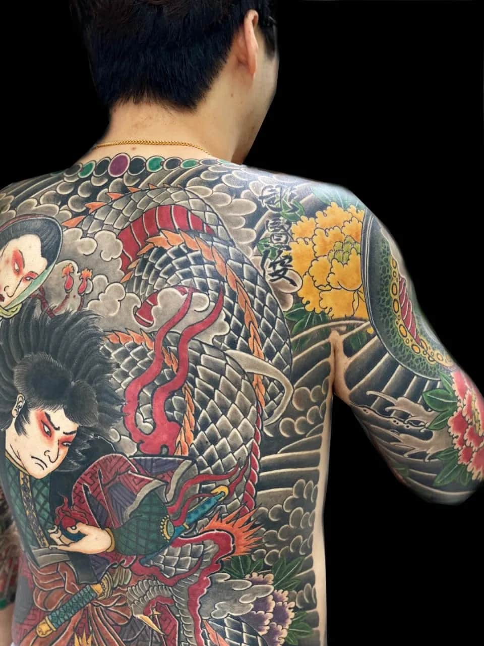 노잔디 타투 - 등판 이레즈미