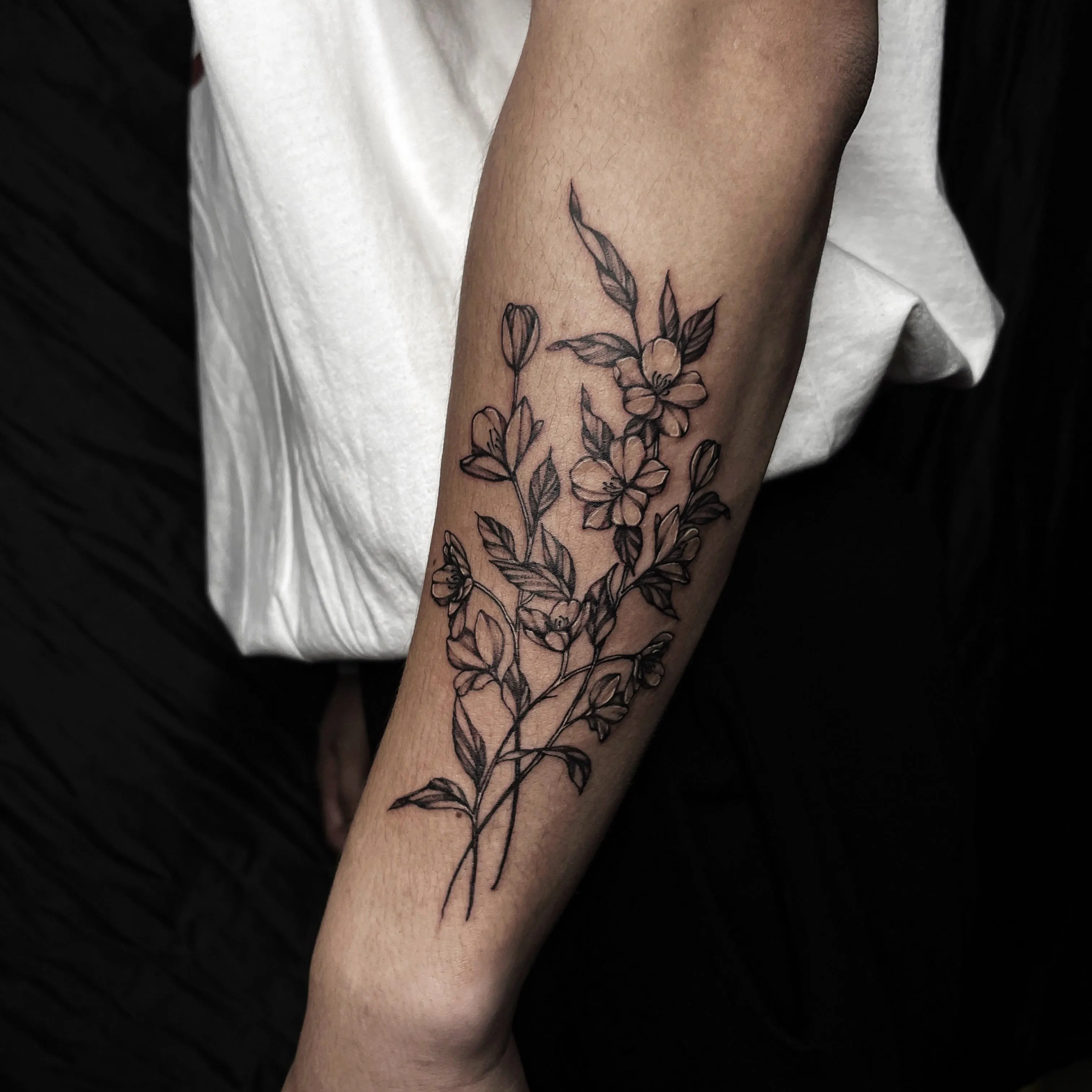 꽃타투 탄생화타투 - 1