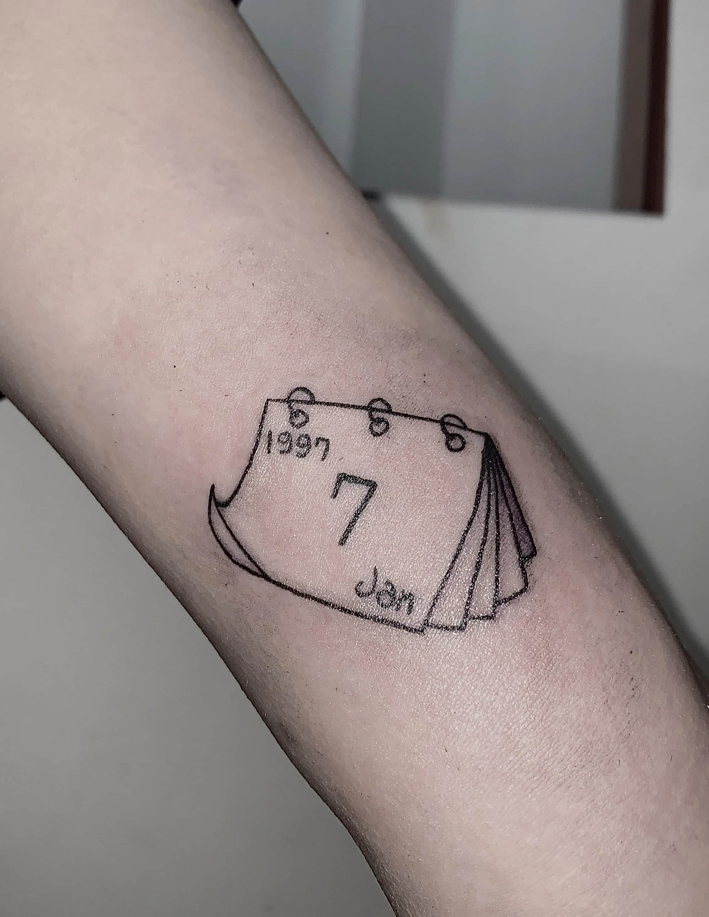 (인천타투/구월동타투)달력타투