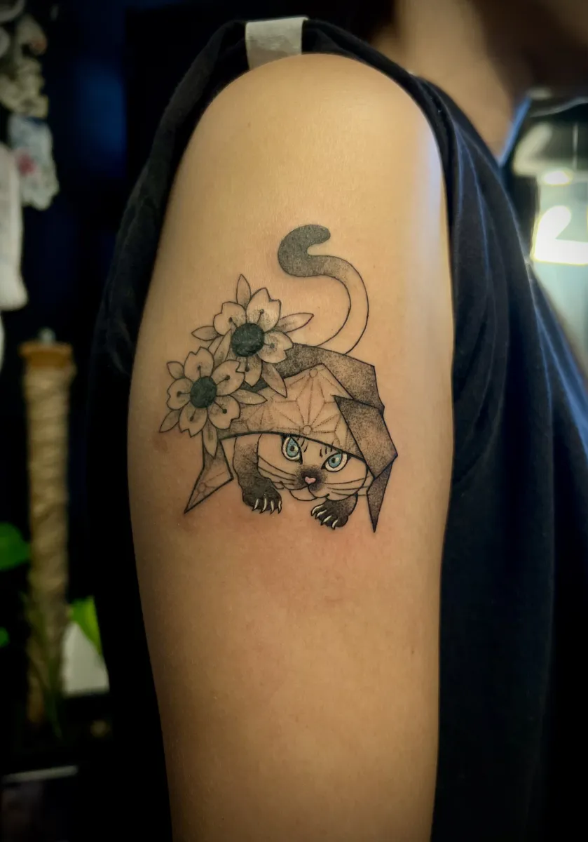 묘당타투 고양이