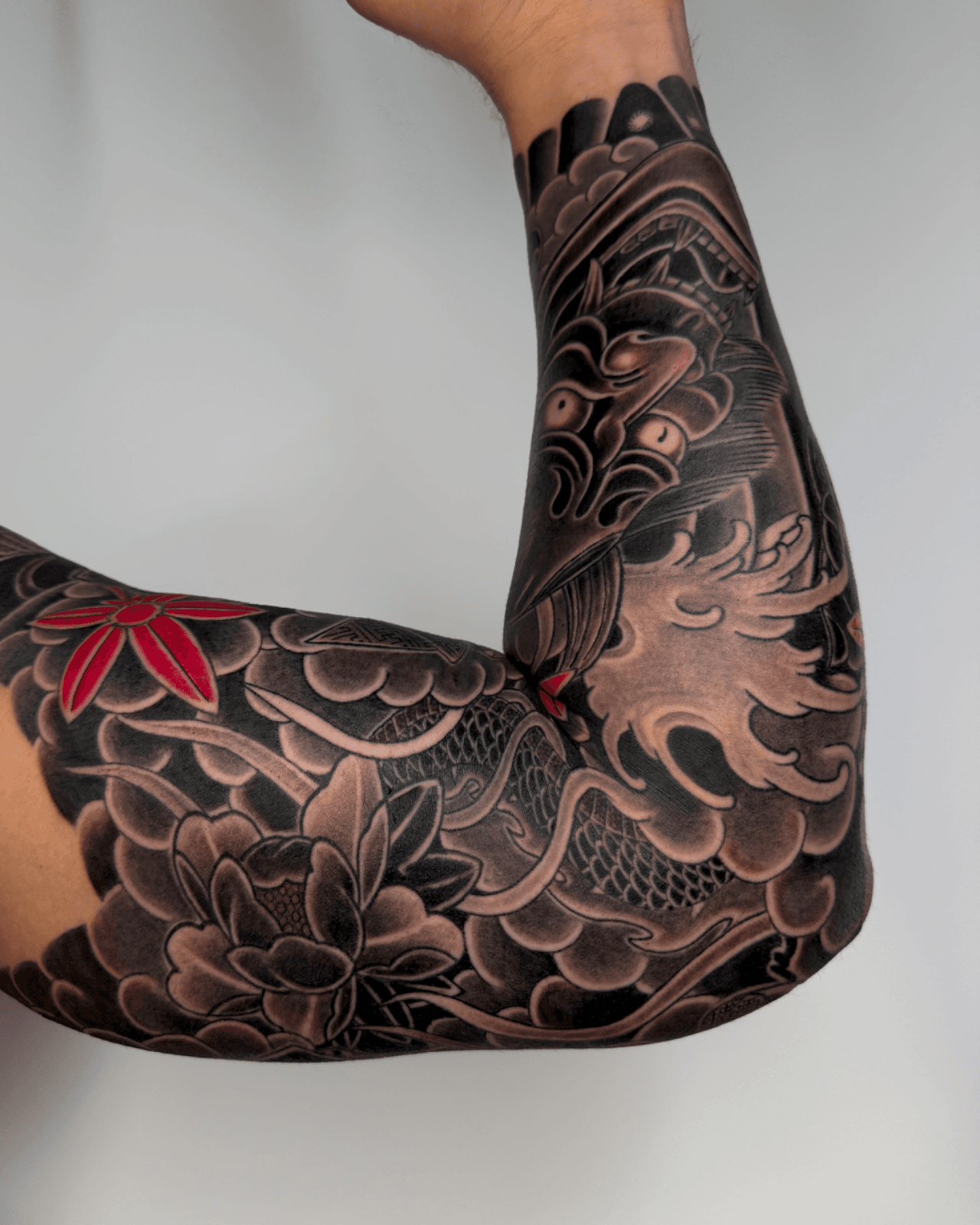 Japanese sleeve tattoo 부천타투 인천타투 제로타투