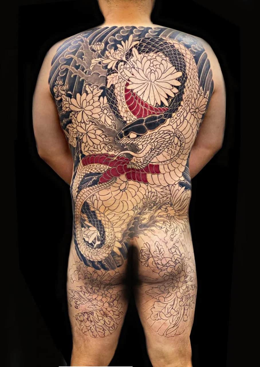 노잔디 타투 - 전신 이레즈미