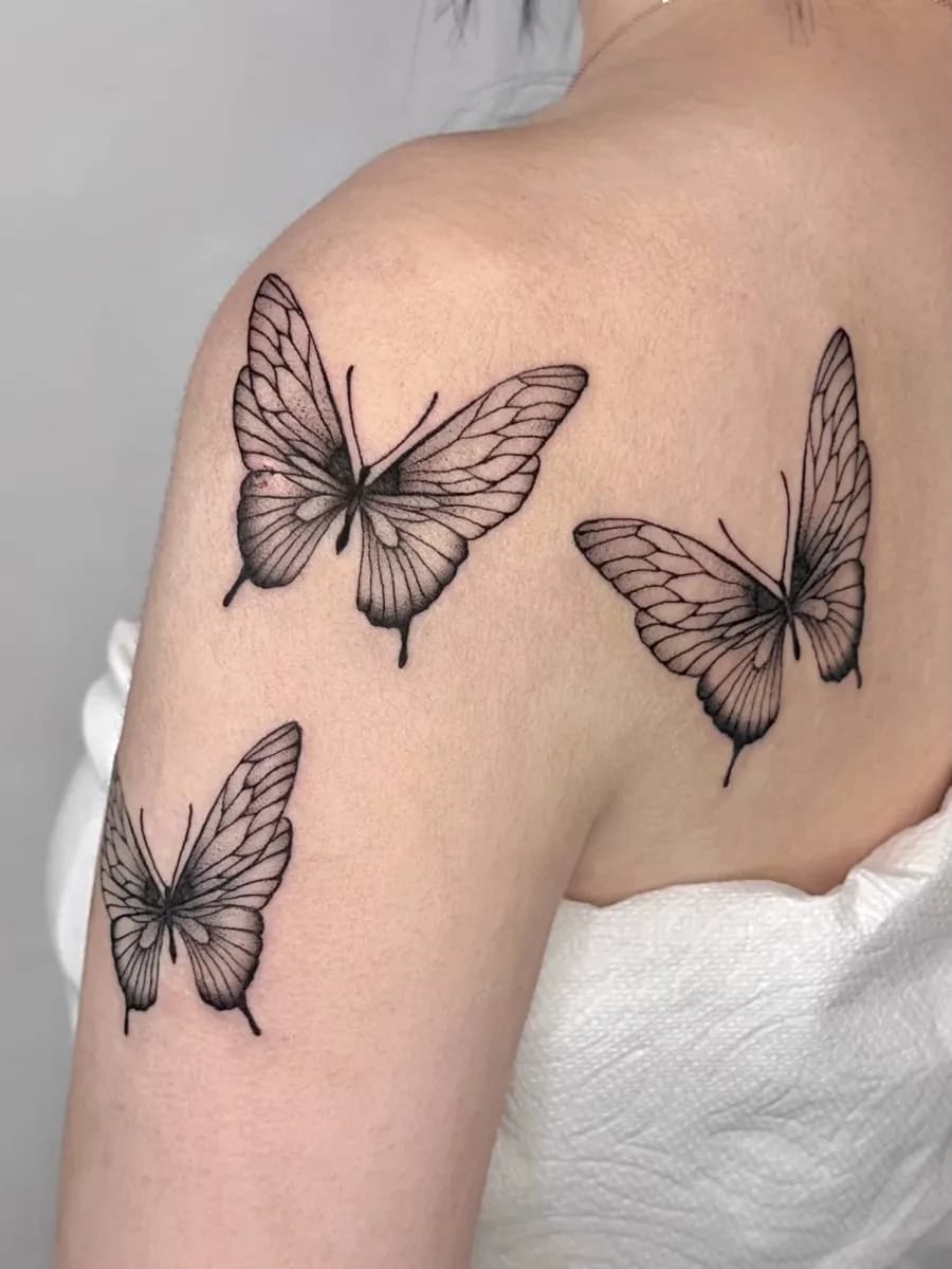 감성타투 나비타투 - 1