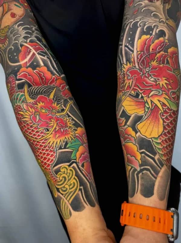 이레즈미 긴팔타투 기린타투 잉어타투 부천타투 시흥타투 인천타투 제로타투