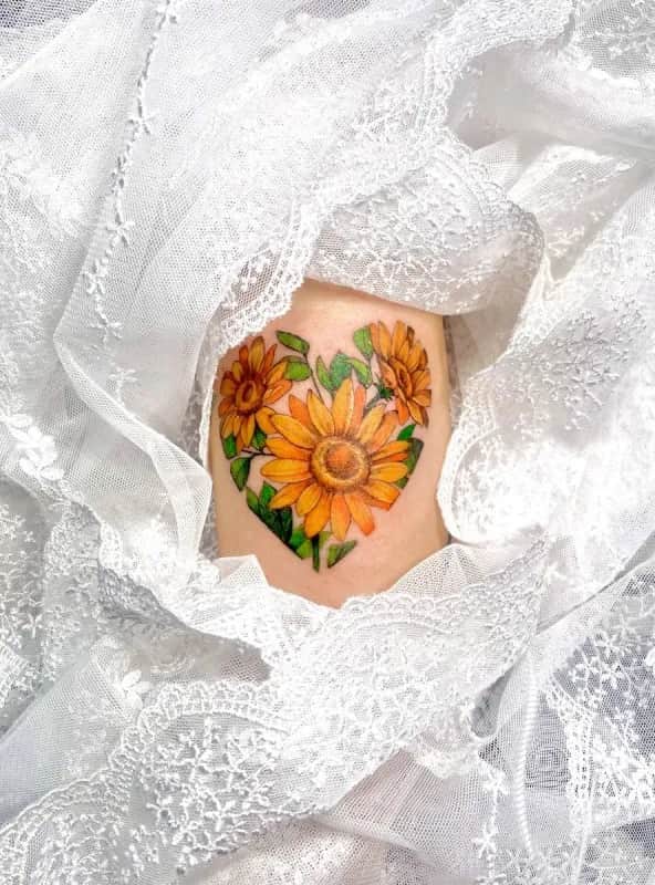 해바라기 대구타투