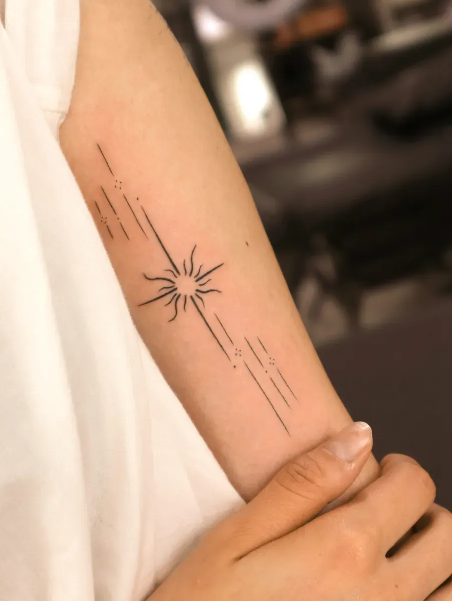 심플 유니크 오너먼트✨ 라인, 빛, 반짝이, 예쁜, 감성, 기하학, 미니, 나비, 꽃, 패턴🤍 - 1