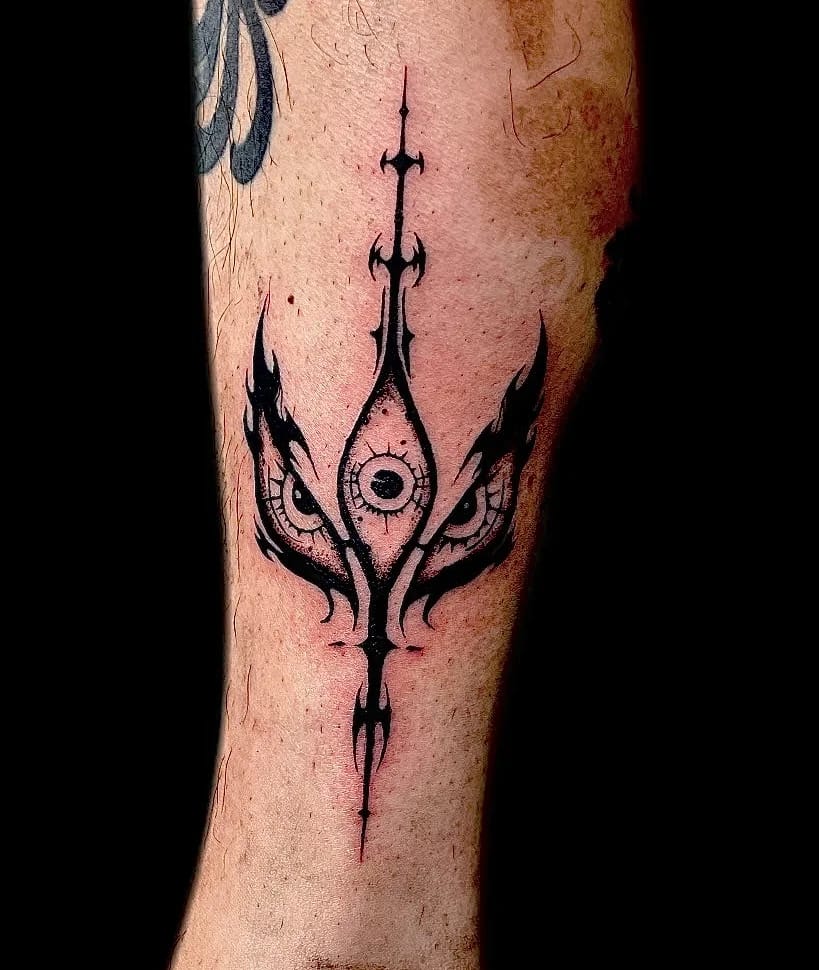 🖤 BLACKWORK TATTOO EYES