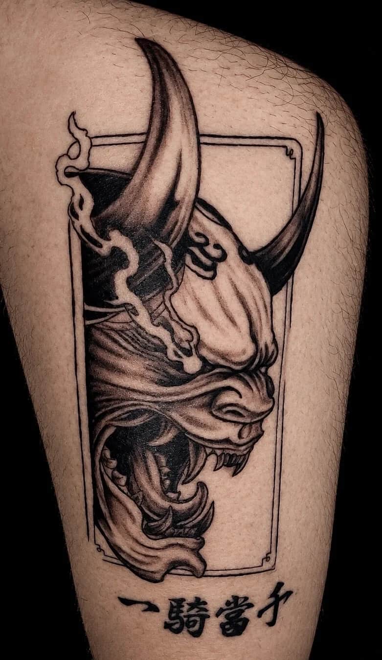 오니 블랙워크 타투 | ONI BLACKWORK