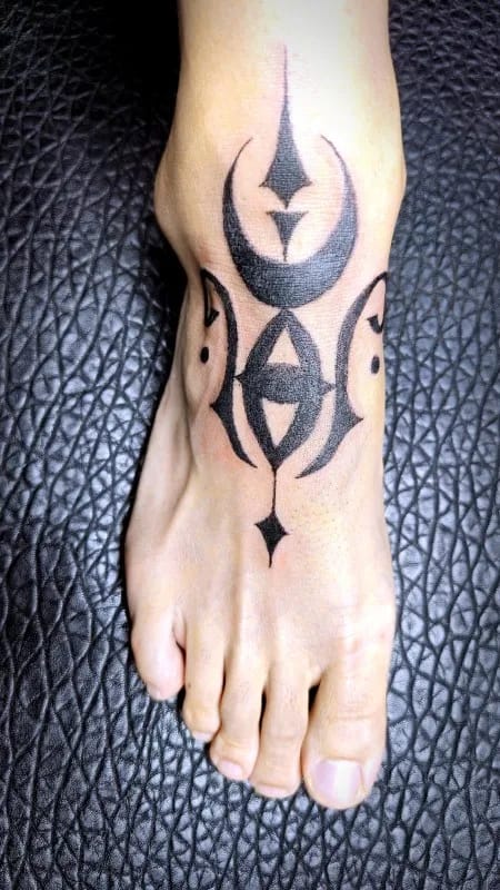 《부산/경성대》 발등 타투 작업/부산타투 잘하는곳ㅡ부산타투/경성대타투/광안리타투/해운대타투/서면타투/타투가격ㅡ( 제이매드 타투 )