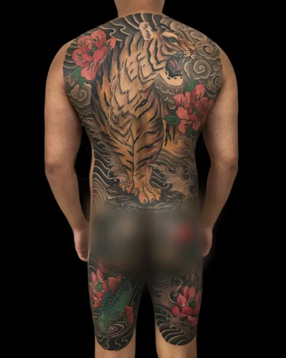 등판 호랑이 이레즈미