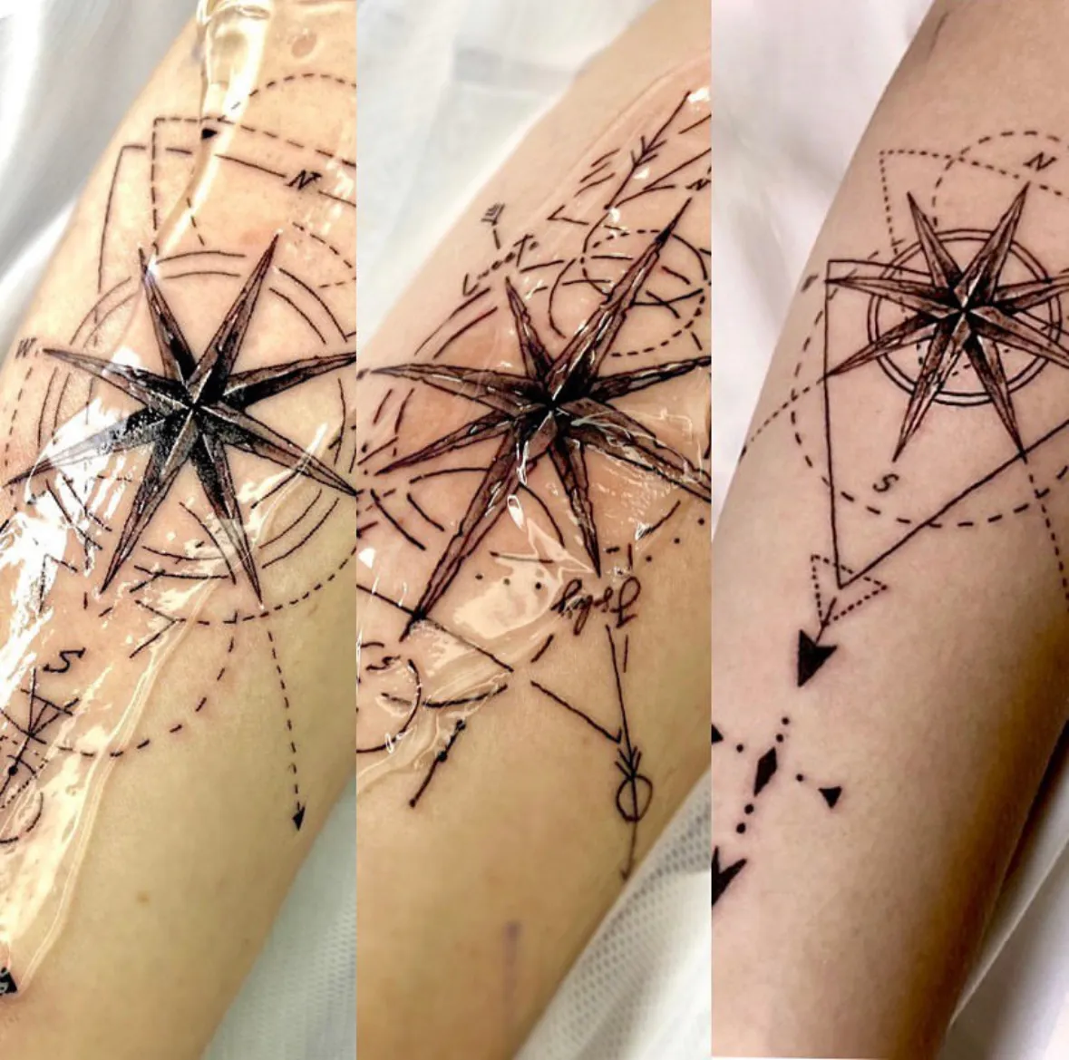 나침반 타투 모음 - 1