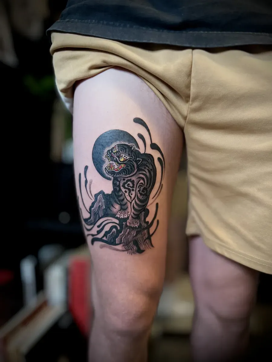 묘당타투 호랑이 - 1