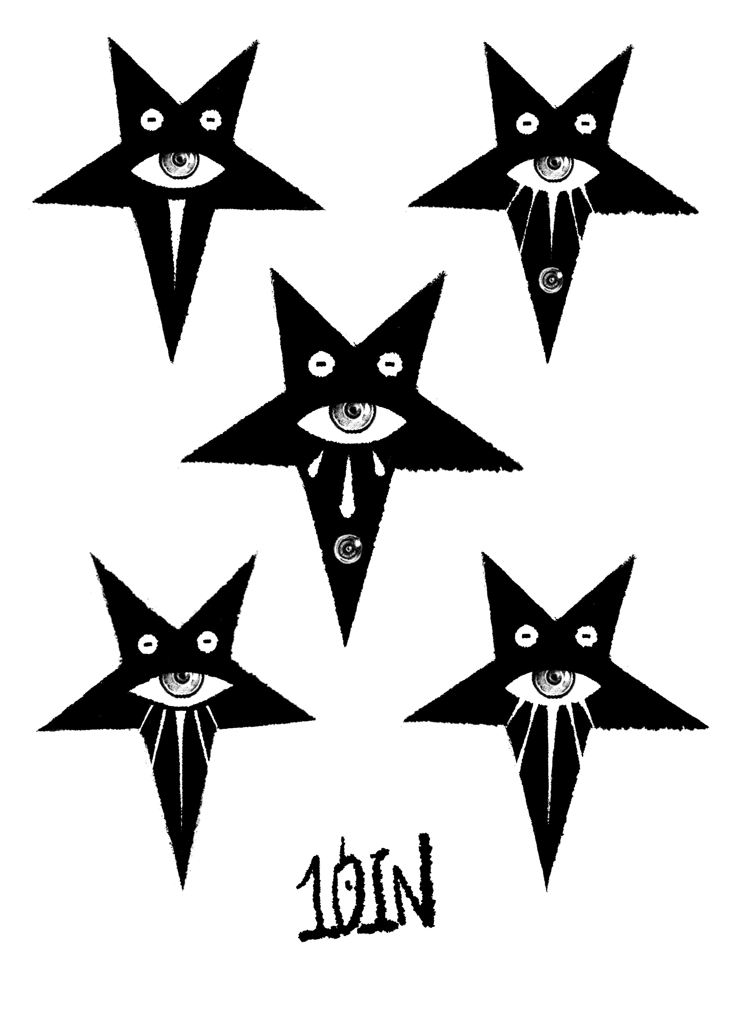 별 타투 도안이벤트