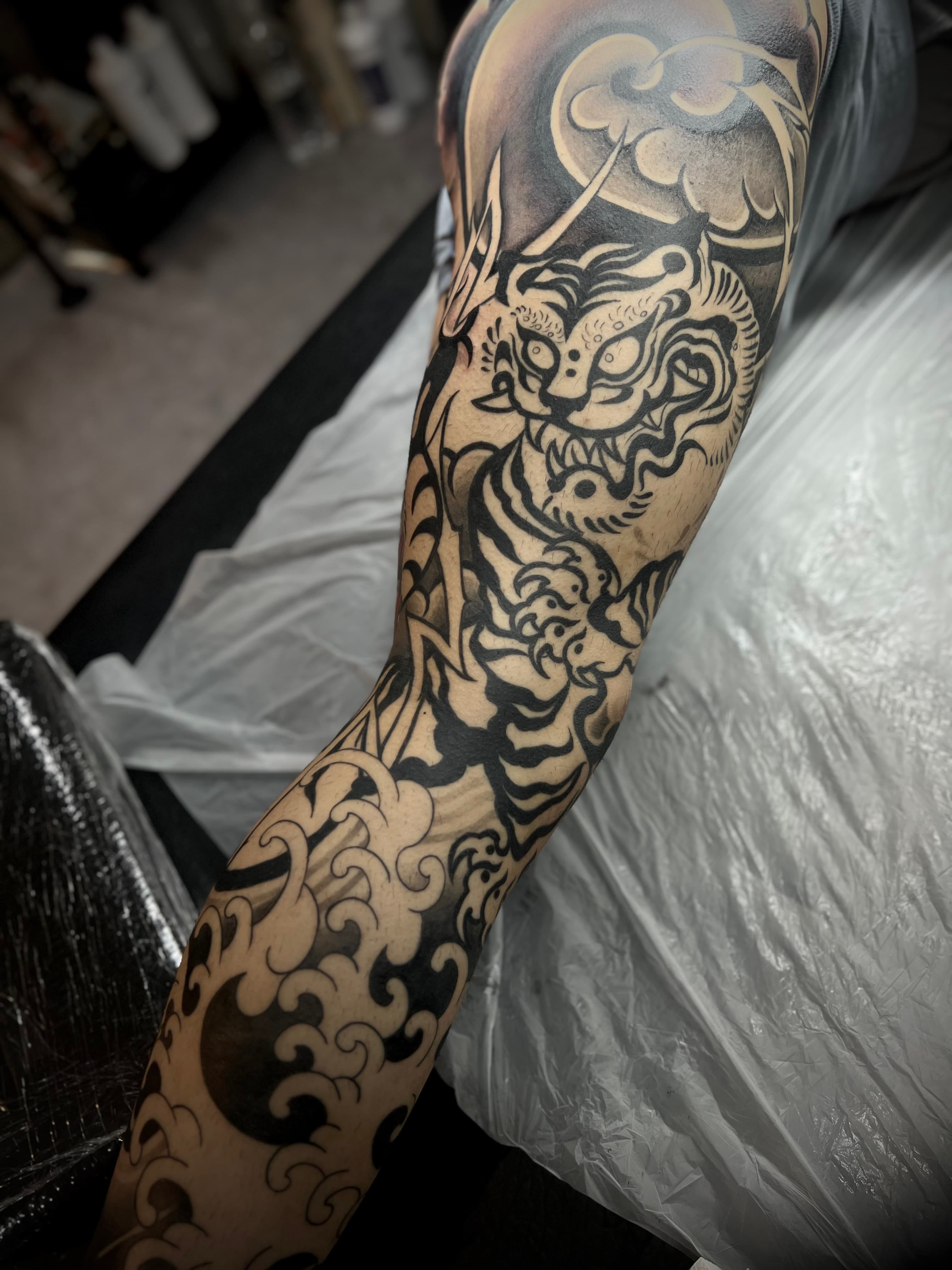 호랑이 긴다리 진행중 - 1