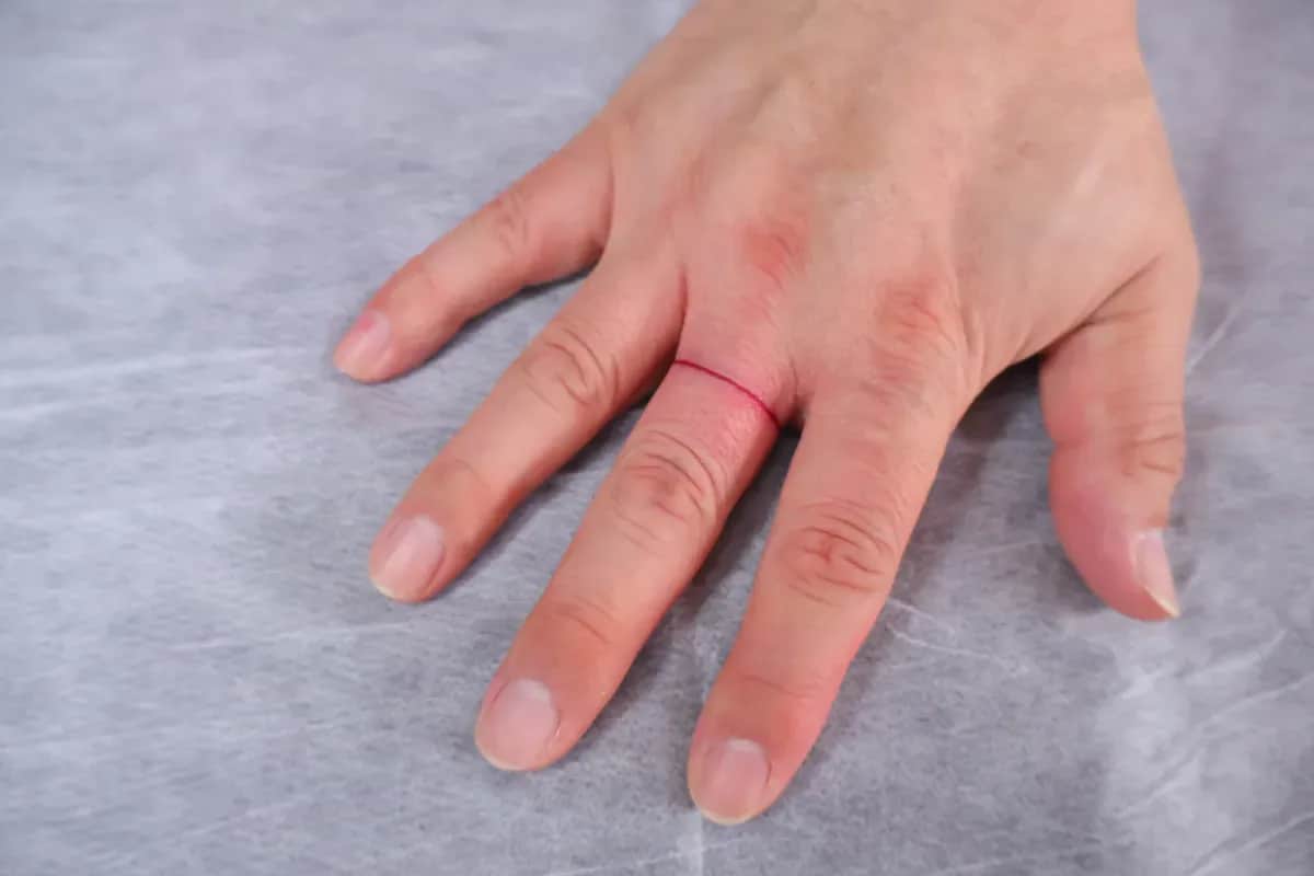 작업하다 눈빠진뻔한 실반지