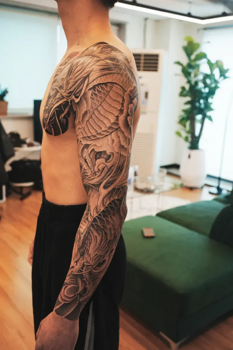 뉴재패니즈 이레즈미 유선생타투