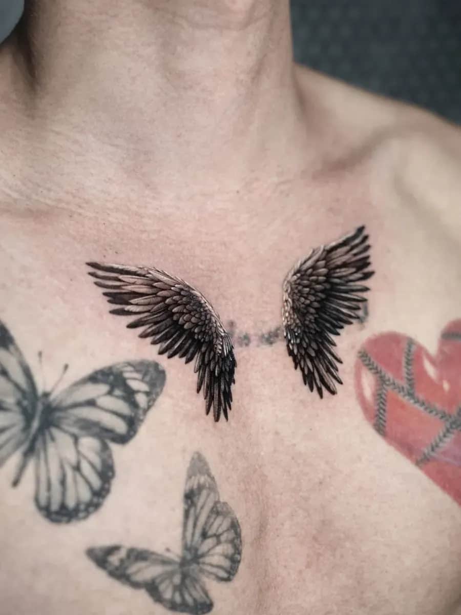 날개 타투 🪽🪽